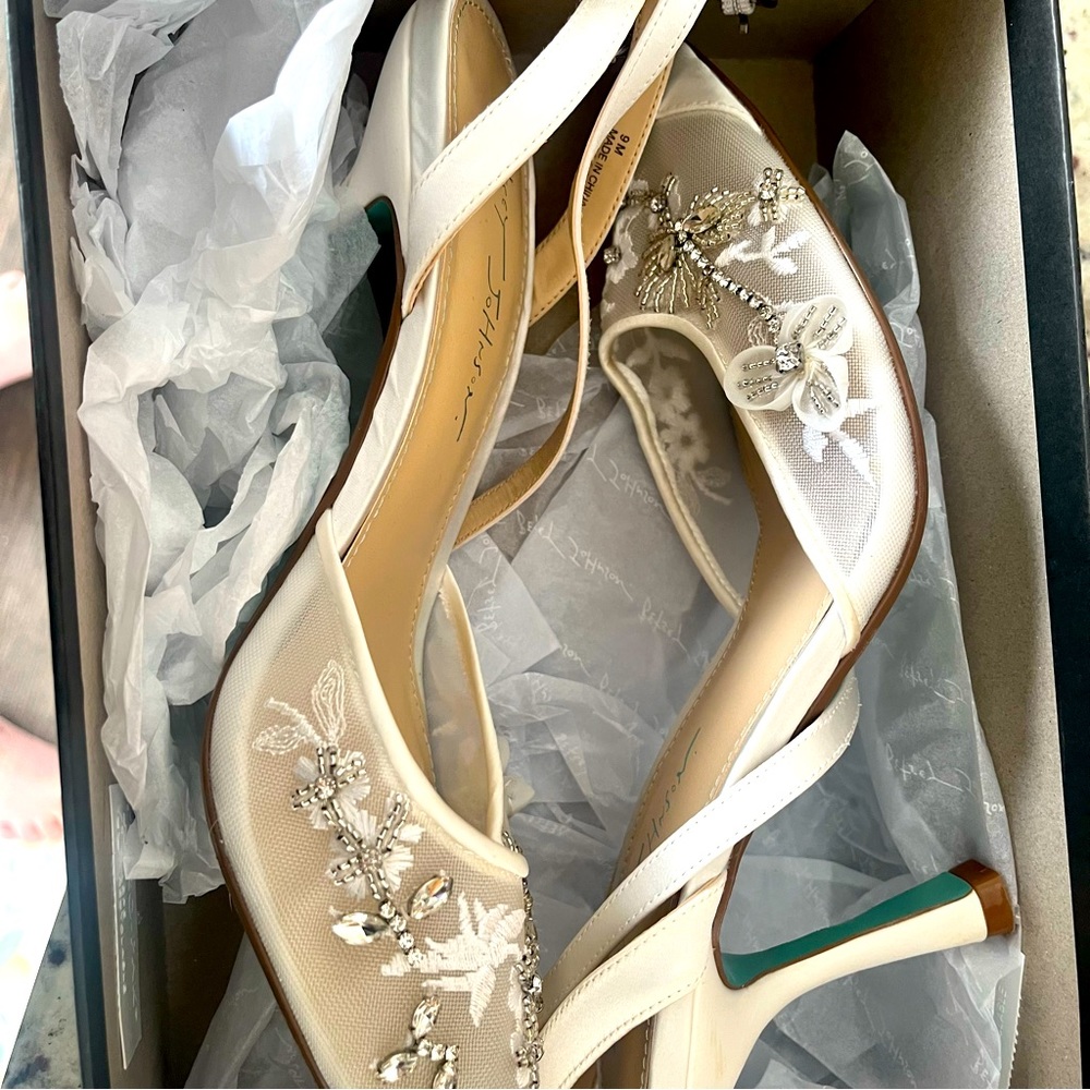 Wedding shoes worn for a couple hours! 3 inch heels and very comfortable
